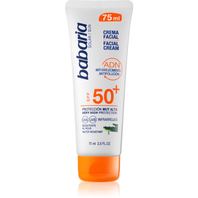 Babaria Sun Face opaľovací krém na tvár SPF 50+ 75 ml