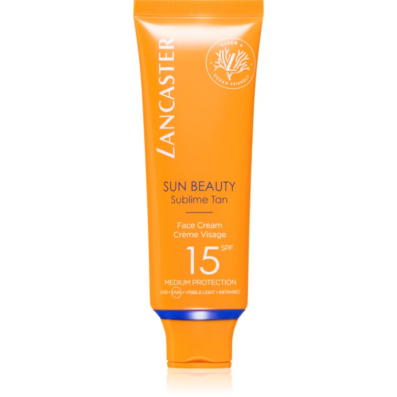 Lancaster Sun Beauty Face Cream opaľovací krém na tvár SPF 15 50 ml