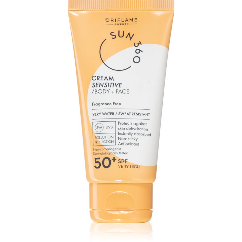 Oriflame Sun 360 ochranný krém na opaľovanie SPF 50+ 50 ml