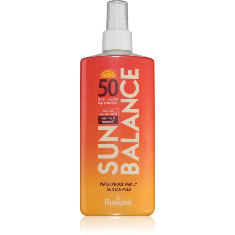 Farmona Sun Balance ochranné opaľovacie mlieko pre celú rodinu SPF 50 200 ml